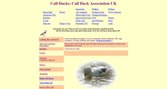 Desktop Screenshot of callducks.net